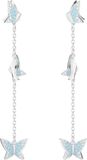 Swarovski Lilia Dames Oorbellen Metaal - Zilverkleurig