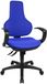 Topstar EPO20Q BC6 bureaustoel Ergo Point SY inclusief vaste armleuningen, stoffen bekleding blauw
