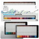 Winsor & Newton Studio Collection Aquarelpotloden, 72, metalen doos