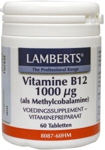 Lamberts Vitamine B 12 methylcobalamine 1000 mcg 60 TB