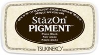 Tsukineko Stazon - Pigment Stempelkussen - Piano Black - 1 stuks