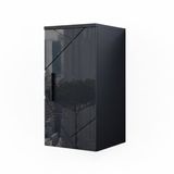Vicco Irma Badkamerkast – 30 x 59 cm Antraciet Hoogglans