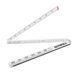 Faithfull FAIRULEFOLDW 1m/ 39-inch Folding Rule ABS Plastic - White