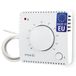 ELEKTROBOCK PT04-EI Kamerthermostaat, 230 V, opbouw, met externe sensor, nauwkeurige temperatuurregeling voor infrarood- en elektrische verwarming, ventilatorkachel en elektrische vloerverwarming