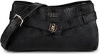 GUESS Ella Logo Girlfriend Crossbody Black Logo zwart