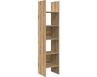 vidaXL Boekenkast - 5-laags - 40 x 35 x 180 cm - Bewerkt hout - Artisan Eiken