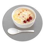 Merkts SnelShoppen - 30cm Ronde Silicone Magnetronmat, Waterdichte Antiaanbak Ovenmat, Hittebestendige Magnetron Draaischijfmat, Grijs - Keukenaccessoire