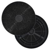 AllSpares© Set van 2 actieve koolfilters voor Respekta/Klarstein/Colbe/Bomann 256100 R2 KF 561 / DU 612/620/621 / MIZ 0023 / MIZ0023