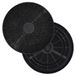 AllSpares© Set van 2 actieve koolfilters voor Respekta/Klarstein/Colbe/Bomann 256100 R2 KF 561 / DU 612/620/621 / MIZ 0023 / MIZ0023
