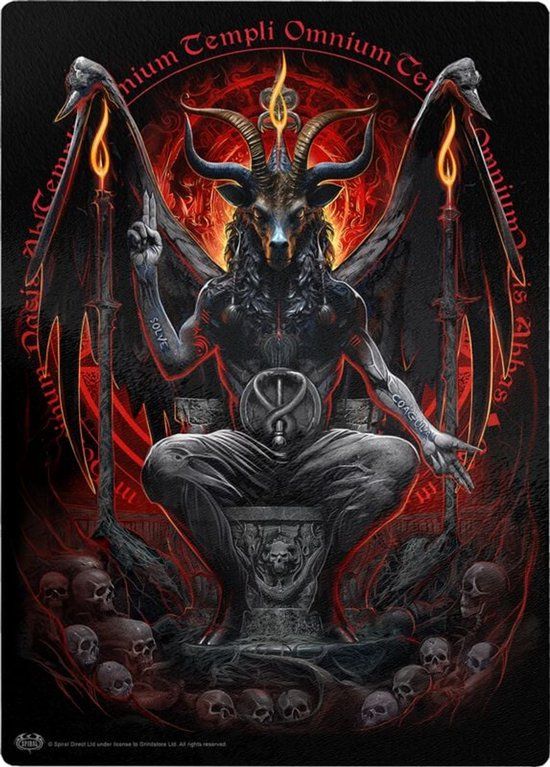 Spiral Baphomet Unisex Snijplank - meerkleurig