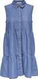 ONLY ONLBEA SIESTA SL DNM DRESS BJ - Dames - Mini jurken - XL - Medium Blue Denim