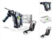 Festool BHC 18 Li-Basic accu-boorhamer 18 V (574723) 25 Nm borstelloos Solo in Systainer + 7-delige boorset – zonder accu, zonder oplader