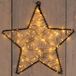 Anna's Collection Verlichte ster - 100 led lampjes - warm wit - D26 cm
