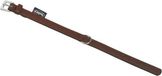 Nobby Halsband South Bruin Leer Hond 30-37 cm