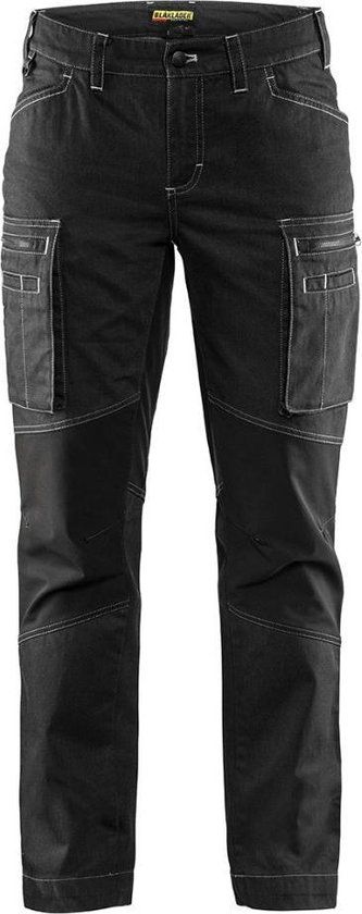 Blåkläder Service Werkbroek Dames stretch 7159-1142 - Vrouwen - Zwart - 50
