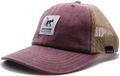 Surf Monkey Trucker Cap - Zonder structuur - One Size - Organisch Cotton - Granaat
