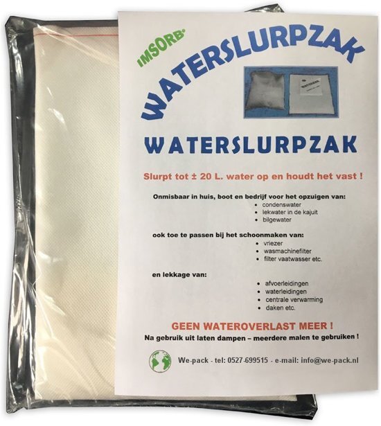 - Imsorb waterslurpzak vochtvreter