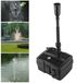 Pompe de bassin pompe de fontaine - Avec filtre et lampe UV - 1000 l/h - 24 W - Câble 10 m