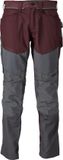 Mascot Pantalon personnalisé avec poches genoux 22479-230 - bordeaux/gris pierre - C60