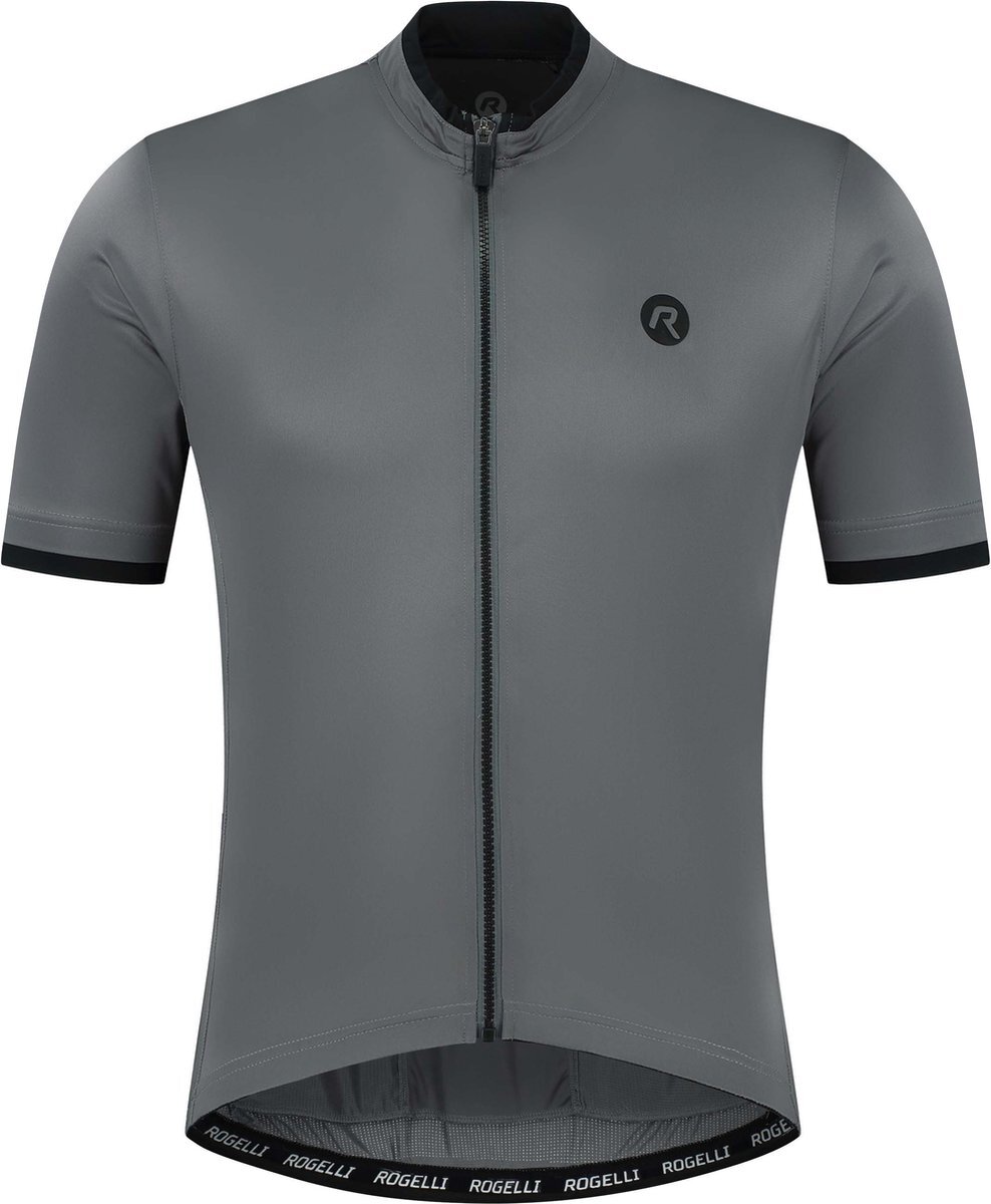 Rogelli Essential Fietsshirt Heren Grijs - Maat 3XL