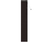 vidaXL Venetiaanse jaloezie Donkerbruin 40 x 250 cm 35 mm