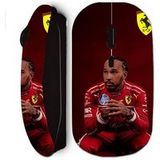 Scuderia Ferrari Zwarte draadloze muis Hamilton officiële wallpaper