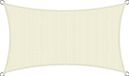 Sol Royal SolVision HS9 Voile d'ombrage Rectangulaire 2x4m Crème Hydrofuge Protection UV