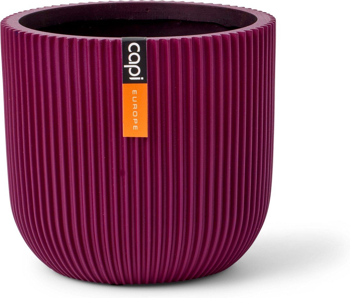 Capi Europe - Bloempot bol Groove - 9x8 - Paars - Kunststof - Binnen