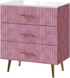 Vicco Velia Ladekast – 70 x 78.5 cm met 3 laden Roze