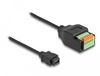 DeLOCK USB 2.0 Type Mini-B naar Terminal Block Adapter 15 cm Zwart/Groen