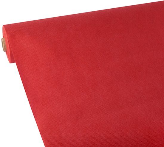 Papstar Tafelkleed Rechthoekig Rood Polypropyleen (PP) 118 x 2500 cm