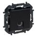 LEGRAND Niloé Step RJ11-stopcontact voor inbouwmontage, antraciet, 398255B