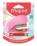 Maped - Mini nietmachine Vivo pastelroze met 400 nietjes 26/6