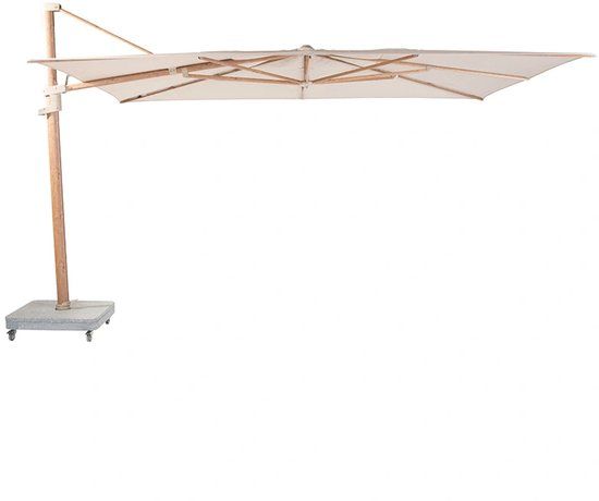 4 Seasons Outdoor Finca zweefparasol beige 400 x 300 cm