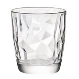 Bormioli Rocco Diamond Trasparente Whisky beker 390ml, transparant, 6 glazen