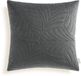 Room99 Housse de coussin décorative 45x45 cm - Velours souple, gris foncé