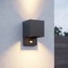 HOFTRONIC Kansas LED Wandlamp Zwart