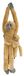 Wild Republic 14479 15262 - Pluche dier - Hangende aap - Lanur, mama met baby, 51 cm
