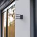 Lindby Smart LED buiten wandlamp Fyra, rond, CCT, RGB, Tuya