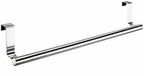 Porte-torchons - porte-serviettes pour porte d'armoire - 40 x 9 x 7 cm - argent - acier inoxydable