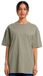 Build Your Brand - Oversized Boyfriend Dames T-Shirt - Pale Olive maat M