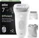 Braun Se7-030 Épilateur Blanc