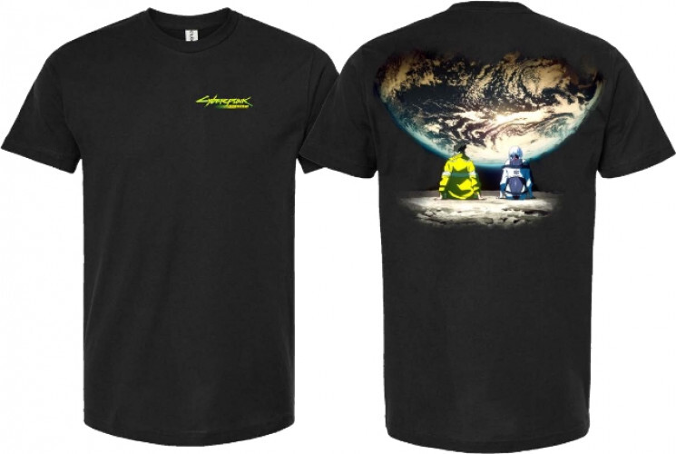 Devplus cyberpunk edgerunners - moon t-shirt