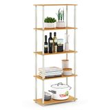Furinno Gereedschaploze planken, hout, beuken/wit, one size
