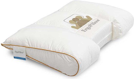 Sleepy Ergo pillow - ergonomisch hoofdkussen voor rug- & zijslapers - comfort medium 50/65