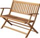 vidaXL Tuinbank 120 cm massief acaciahout