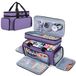 Organisateur pour fournitures de couture - Sac à main moderne violet