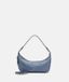 Liebeskind Berlin Leren schoudertas Paris II Hobo Flower Blue Lichtblauw
