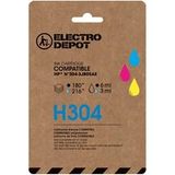 Electro Depot Cartridge Compatibel Hp H304 Pakket Zwart En Kleuren