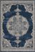 Safavieh Brentwood Collectie BNT867 Vloerkleed, Navy & Lichtgrijs, 91 x 152 cm